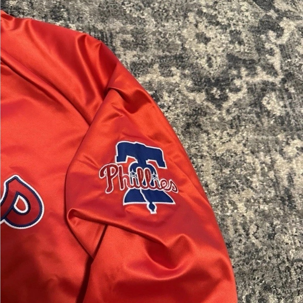 Mitchell & Ness Philadelphia Phillies Satin Jacket XL - Picture 4 of 6